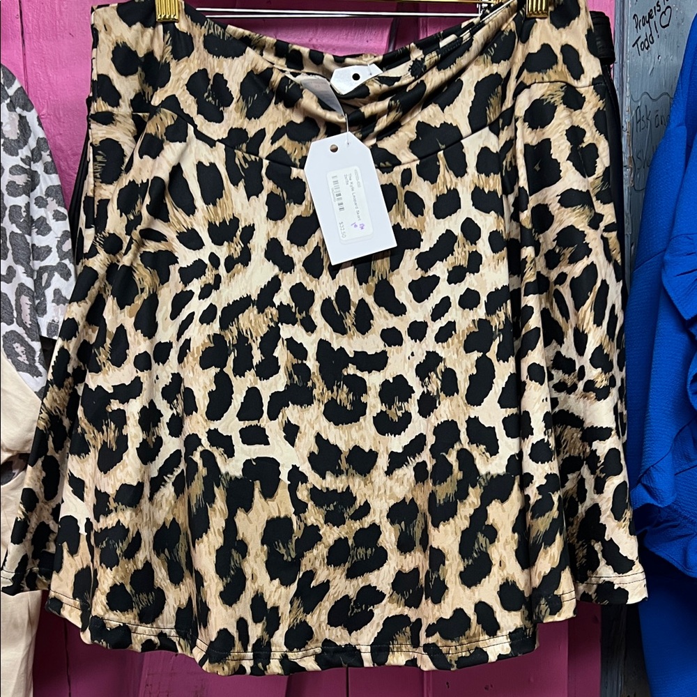 Leopard Print Women's Skort
